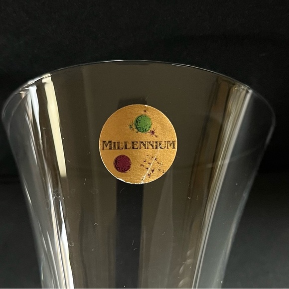 Vintage Set of 2 Millenium 2001 Cristal d’Arques Champagne Flutes - Picture 5 of 6
